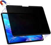 Peslv Magnetic Privacy Screen Protector for iPad Pro 13 Inch 7th (2024, M4), Removable Anti Blue Light Glare Spy Private Filter, High Sensitive Bubble-Free Easy Install Black Security Screen