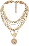 MJartoria Gold Layered Necklaces fo