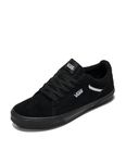 Vans Men's Seldan Sneaker, Suede Black/Black, 11