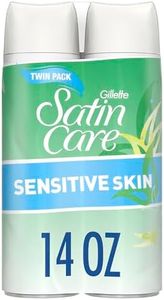 Gillette Venus Satin Care Sensitive Skin Shave Gel for Women, 7 Oz, Pack of 2