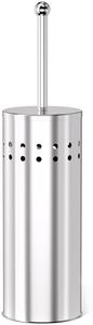 DOWRY Anti-Hand Off Toilet Plunger with Holder for Bathroom,Powerful Efficient Force Suction Cup,Heavy Duty, Deep Cleaning Chrome