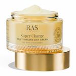 Ras Luxury Oils Super Charge Day Cream with Multivitamin SPF 30 PA++++ Goji Berry & Ceramides | Moisturizer for Glowing Skin with 72HR Hydration | Protection from UVA & UVB | Luxury Skincare | 15gm