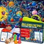 QUOKKA Board Game, 1 to 10 Players | Learning, Educational | Space, Solar System, Top Facts | 130 Question Cards | Indoor, Outdoor | Kids, Teens, Adults, Family