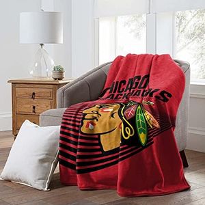 NORTHWEST NHL Chicago Blackhawks 60" x 80" Raschel Throw Blanket