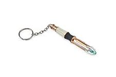 Doctor Who 11th Doctor's Sonic Screwdriver Keychain - Red, Black & Gray Replica with Split Ring Holds Keys in Style - Non-Lighting Design -Great for Whovian Fan Or Collector