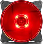 Cooler Master MasterFan MF120L Red LED 120mm Fan - Black Frame - R4-C1DS-12FR-R1