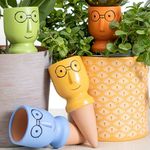 AMFUN Self Watering Spikes, Self Watering Globes, Plant Watering Device, Terracotta Plant Watering Stakes, Automatic Watering Spikes for Indoor Outdoor Plants 4 Packs