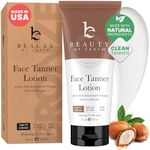 USA Made with Natural & Organic Ingredients Face Tanner - Face Self Tanning Lotion, Non Toxic Self Tanner for Face, Gradual Tan Lotion, Sunless Moisturizer for Fake Tan for Women & Men