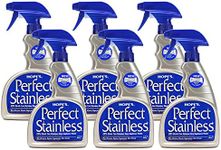 HOPE'S Perfect Stainless Steel Cleaner Streak-Free Self-Polishing Formula, Blocks Fingerprints, Pack of 6, 22 Ounce, 132 Fl Oz