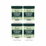 Zindagi Stevia Powder | Diabetic Friendly | Natural Sugar Substitute | Sugar Free Sweetener | 200GM Pack of 4