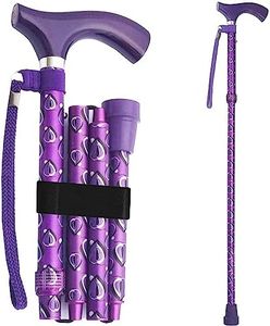 Switch Sticks Aluminum Adjustable Folding Cane and Walking Stick collapses and adjusts from 32 to 37 inches, Viking