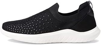 Clarks Women's Nova Grove Loafer, Black Textile, 6 UK Wide