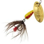 Panther Martin Classic Regular Dressed Fly Fishing Spinner PMRF_6_GBR Classic Regular Dressed Fly Fishing Spinner Gold/Brown, 0.25 Oz