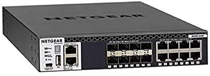 NETGEAR M4300-8X8F 16x10G 8x10GBASE-T 8xSFP+ Half-Width Stackable Switch For Server Aggregation (XSM4316S-100NES) - Black