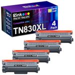 E-Z Ink (TM Compatible Toner Cartridge Replacement for Brother TN830XL TN 830 TN830 Toner Cartridges for HL-L2460DW DCP-L2640DW HL-L2480DW HL-L2400D HL-L2405W MFC-L2820DW Printer (4 Black)