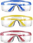 Safety Glasses Goggles Protective Eyewear for Work - Anti Fog Shooting Glasses Eye Protection with Clear Vision,Scratch & UV Resistant Safety Glasses for Men Women Lab Clear 3 Pack