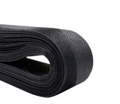 HUNNY- BUNCH® Horsehair Braid/Boning Net Strip/Trim Boutique Fabric for Sewing Wedding Dresses, Dance Dress, Skirt, DIY and Costume Accessories - Black (1 Inch)