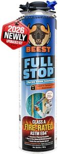BEEST FullStop Spray Foam Insulation for Wall & Attic (20 Board ft/sq.ft) Perfect Heat & Acoustic Proofing for Reduced Energy Bills - One Component Polyurethane Foam Insulation Can - 1 Pack (26.8 oz)