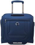 DELSEY Paris Helium DLX Softside Luggage Under-Seater with 2 Wheels, Navy Blue, Carry on 16 Inch, Helium DLX Softside Luggage Under-Seater with 2 Wheels