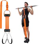 My Heart Pull Up Assistance Bands with Double Foot Pedals | Heavy-Duty Adjustable Chin Up Assist Resistance Band for Home Gym | 360 lbs Capacity Strength Training System for Men & Women