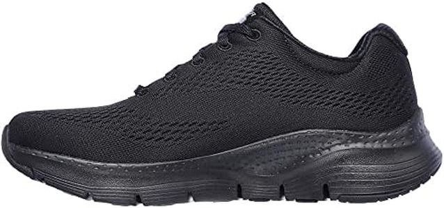 Skechers Women's Arch Fit Big Appeal Trainers, Black Mesh / Trim, 6 UK