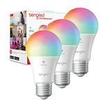 Sengled Smart Light Bulbs, WiFi Smart Bulb Compatible with Alexa & Google Home, Alexa Light Bulbs No Hub Required, A19 E26 Color RGB WiFi Light Bulb, Smart LED Bulb 60W Equivalent 800LM CRI>90, 3Pack