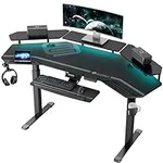EUREKA ERGONOMIC Gaming Desk, Stand