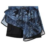 APTRO Women's Casual Swim Trunks Quick Dry Print Beach Shorts WP088 M