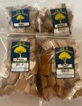 J.C.'s Smoking Wood Chunks - Premium 4 PK Gallon Sized bag of Apple, Hickory, Pecan, Wild Black Cherry