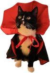 Dog Cat Vampire Cloak Costume for Small Medium Large Dogs Cats, Halloween Dog Costumes Cat Vampire Cloak