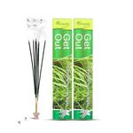 Aromatika Get Out 240 Mosquito Repellent Incense Sticks, Natural and Herbal Citronella Agarbatti Pack | Machar Agarbatti | Anti- Mosquito | Burn Time- 45 mins Approx