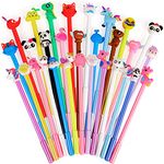 yuechen 30pcs Cartoon Animal Pens, Children School Stationery Gift,Party Favours Bags Fillers for Kids Birthday Gift For Boy Girl,Party Favor Supplies Funny Gift Idea