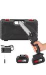 48V Cordless Mini Chainsaw 6 Inch | Portable Electric Wood Cutter with Double Battery | Handheld Chain Saw for Wood Cutting, Tree Trimming & Garden Use
