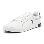 U.S. Polo Assn. Rojas 2.0 Men's White Sneakers-(UK/8) (US/9) (2FD23305W01)