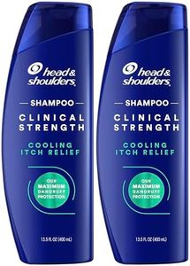 Head & Shoulders Clinical Strength Dandruff Shampoo, Selenium Sulfide Dandruff Defense, Intensive Itch Relief, Seborrheic Dermatitis Relief, Cooling Menthol, 13.5 Fl Oz Each, 2 Pack