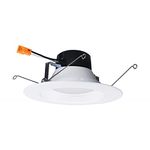 Satco S11801 9 watt LED Downlight Retrofit; 5-6"; Adjustable Color Temperature; 120V; Dimmable 8 Lights