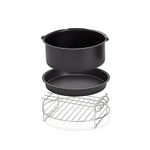 DASH DFAF450UP1 Air Fryer, Deluxe, Accessory Bundle