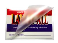 LAM-IT-ALL Hot Laminating Pouches File Card, 3 Mil 3.5 x 5.5 Inches, Clear Plastic Glossy (100 Pack) LIAFC03