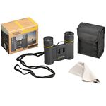 National Geographic 8 x 21 pocket binoculars with foldable eyecups for people who wear glasses, rubber coating, full coating, folding function and transport bag