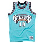 Mike Bibby Vancouver Grizzlies Mitchell and Ness Men's Teal Throwback Jersey