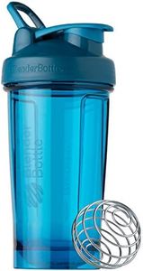 BlenderBottle Shaker Bottle Pro Series Perfect for Protein Shakes and Pre Workout, 24-Ounce, Ocean Blue