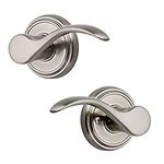 Baldwin Prestige Tobin Hall/Closet Lever in Satin Nickel