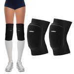 EULANT Stretchy Dance Knee Pads,Soft Flexible Knee Protectors for Kids/Juniors/Adults, Cotton Sports Knee Supports for Volleyball Rugby Cycling Ski Skating Scooter Exercises Yoga Pilate Gymnastics