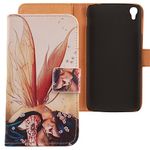 Lankashi Pattern Design Leather Cover Skin Protection Case for Alcatel OneTouch Idol 3 5.5" (Wing Girl)