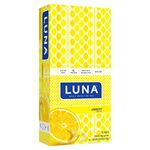 LUNA BAR - Gluten Free Bar - Lemon Zest - (1.69 Ounce Snack Bar, 15 Count)