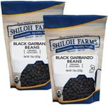 Shiloh Farms - Organic Black Garbanzo Beans - 15 Ounce Bag (Pack of 2)