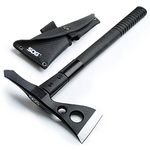 SOG Tactical Tomahawk F01TN-CP - Hardcased Black Axe Head, GRN Handle, Nylon Sheath, 2.75" Blade