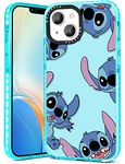 Qerrassa Stic Case for iPhone 13 mini Cute Cartoon Character Kawaii Soft TPU Cover for Girly Girls Kids Boys Phone Cases Funny Pattern Fashion Protective Case for iPhone 13 mini