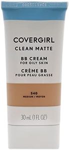 COVERGIRL - Clean Matte BB Cream, Oil-Free, Long-Lasting, Sensitive Skin, Lightweight, 100% Cruelty-Free