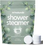 Eucalyptus Aromatherapy Shower Steamers – Supports Sinus Relief, Relaxation, Sleep, and Post-Workout Recovery – 14 Individually Wrapped Essential Oil Tablets by M3
